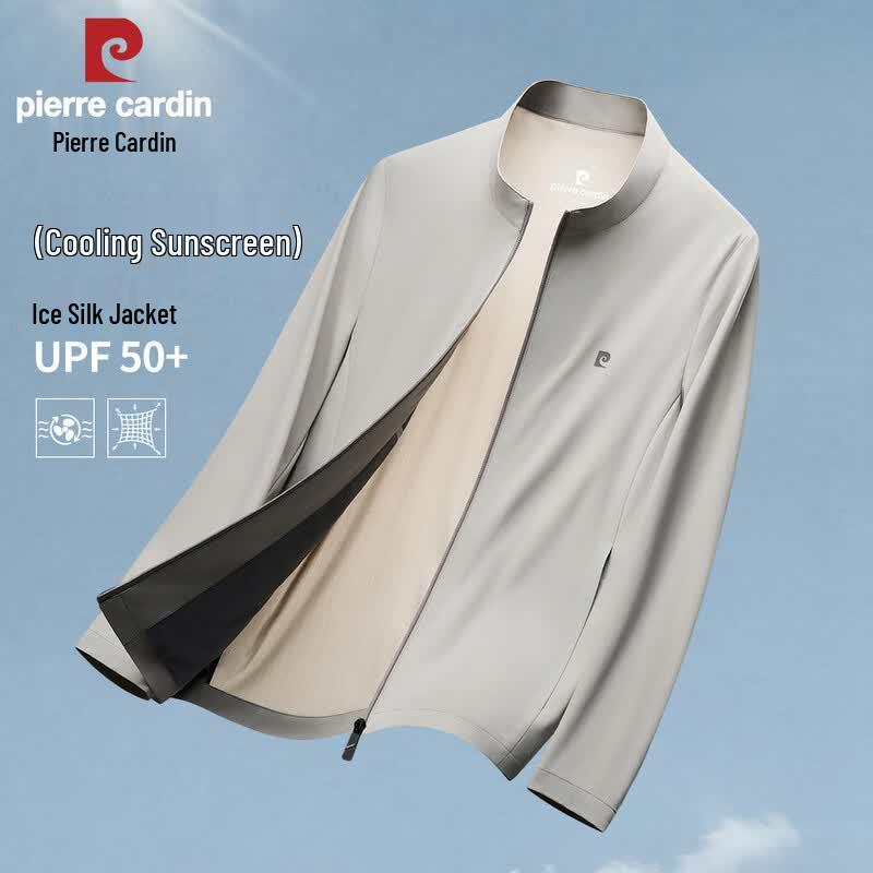 

Pierre Cardin Men s Stand Collar Sun Protection Jacket M