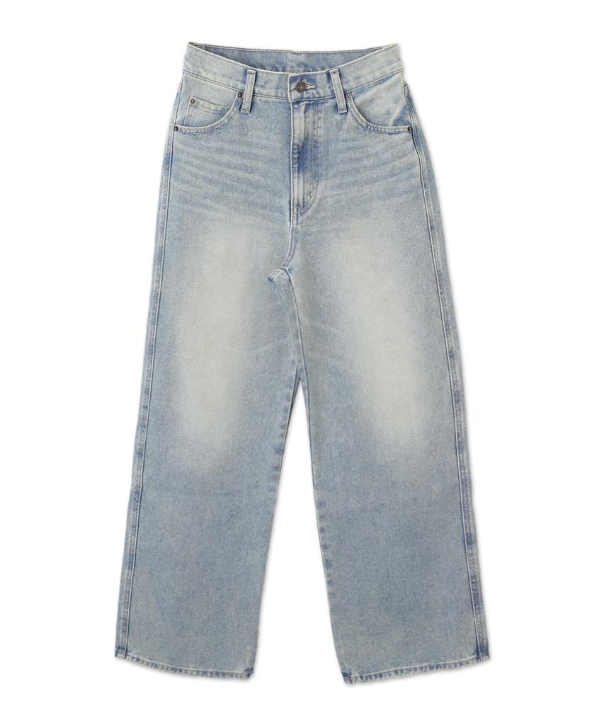 WEGO Denim Denim Long Size Type B Lightly Denim Finish Women's Straight-leg Pants, Jeans, Bottoms, Pants, Simple, Casual, Stylish, Gift, Classic,