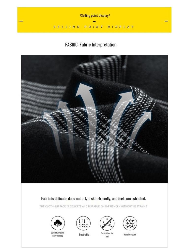 Men's Long-Sleeve Plaid Shirt, Loose Fit, Harajuku Style, Perfect for Spring and Autumn.