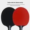 Boshi Ka Table Tennis Set: High-Elastic Rackets with Horizontal Grip - Includes 2 Rackets & 3 Balls for Beginner Training