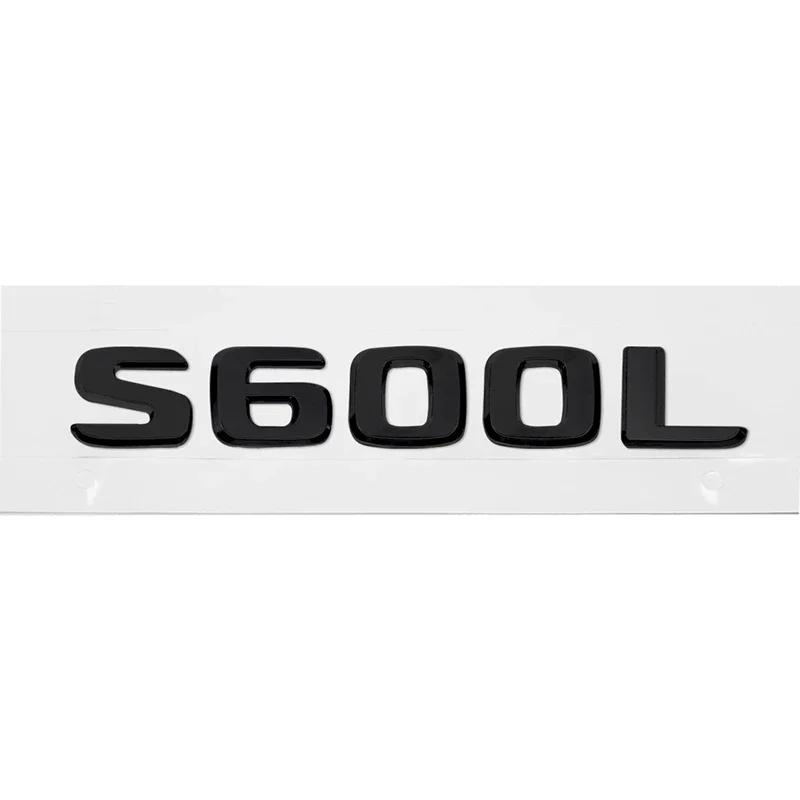 CAG5 3D Car Letter Stickers Rear Trunk Badge Decals for Mercedes Benz S300L S320L S500L S500 S550 S600L S600 S650 S Class Emblem