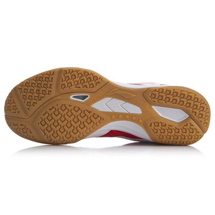 LINING Herren Tischtennis Trainingsschuhe - Weiß/Rot APTP001-2