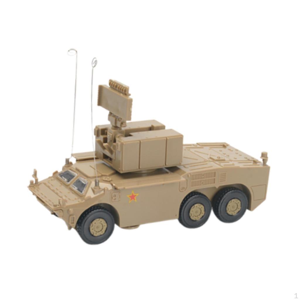 1/72 Armored Vehicle Building 4D Assemble Simulation Tabletop Decor Battle Car Kit