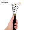 Ceramic Giraffe Head Wooden Single Joint Fashion Wood Walking Stick Decorative Walking Cane Halloween Mace Wand Crosier 95cm