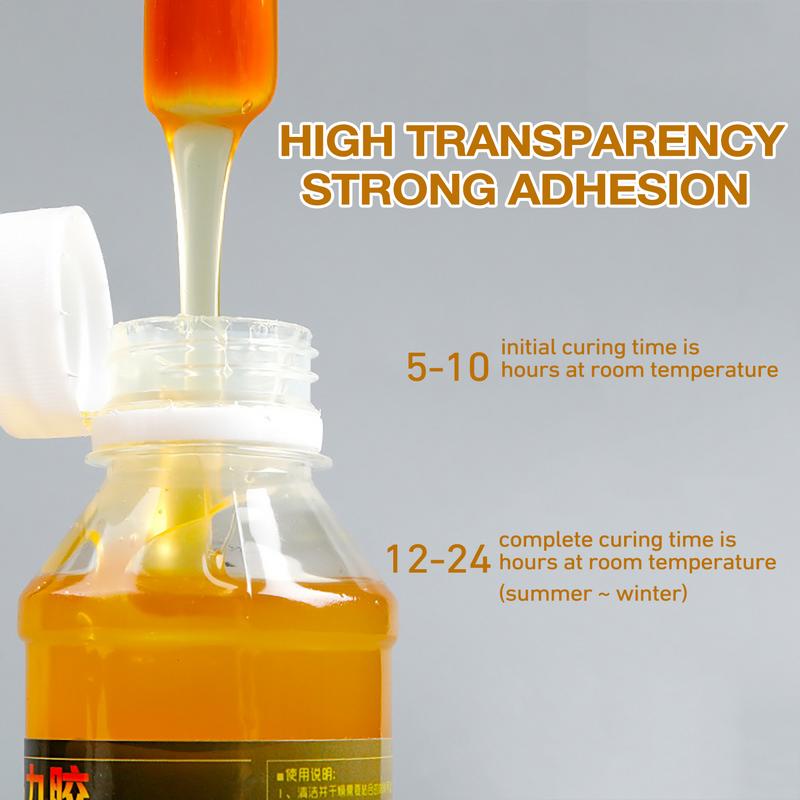 Portable 100ml Clear Fabric Glue Liquid Leather Repair Adhesive Car Inside Roof Cloth Repair Instant Liquid Vehicle Accessories