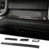 4pcs Center Console Cover Trim Decor Strips for Dodge Ram 1500 2018+Carbon Fiber