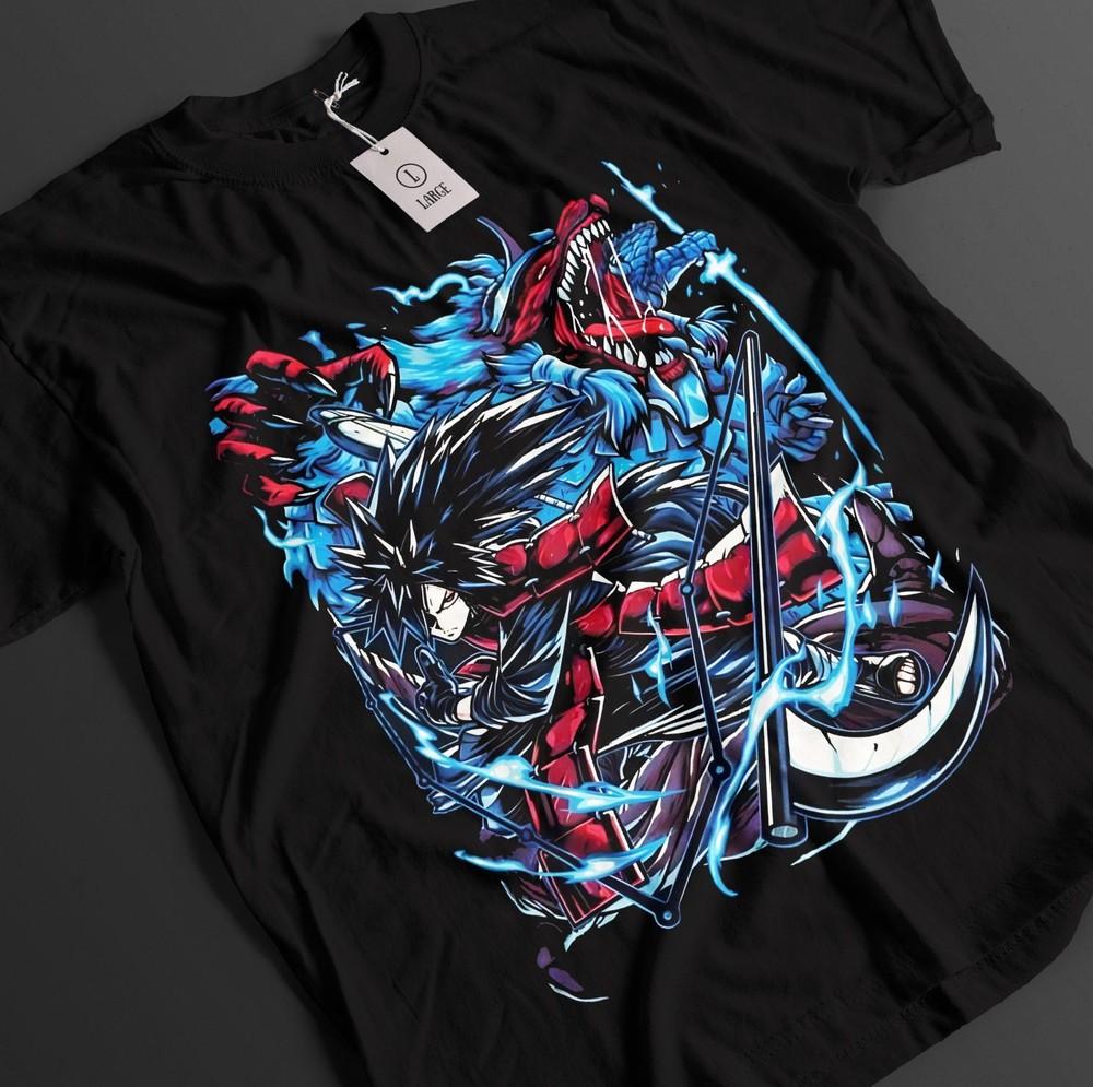 

Футболка Наруто Мадара Учиха Футболка Хаширама Сенджу Футболка Обито Аниме Унисекс Футболка 3XL