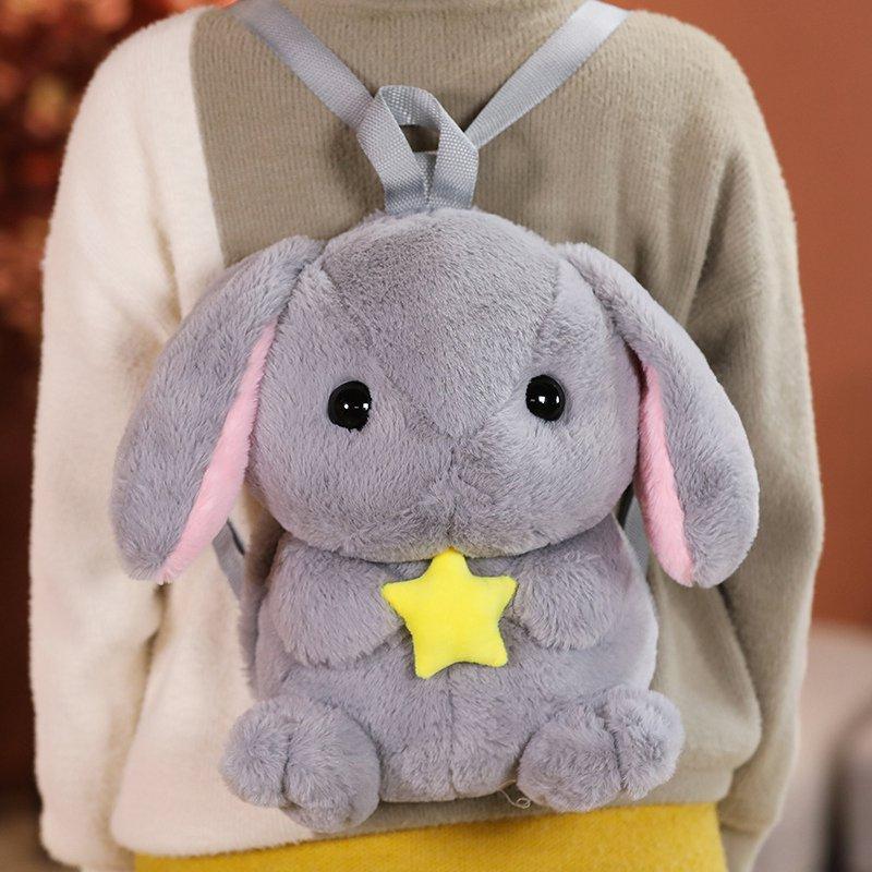 38cm Neue Mode Kreativ 3D Hamster Rucksack Niedlich Tier Cartoon Plüsch Rucksack Kaninchen Tasche für Kinder Jungen Geschenke