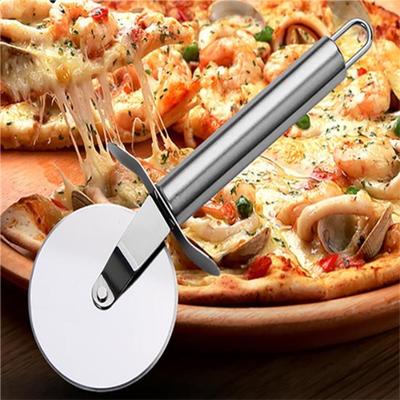 1PC Edelstahl Küche & Esszimmer Zubehör Gebäck Nudelteig Crimper Runde Pizzaschneider