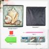 Conches and Shells 5D Diamond Painting Storage Basket Full Round Drill Mosaic Diamond Embroidery Cross Stitch Kits Home Decor Home Decor