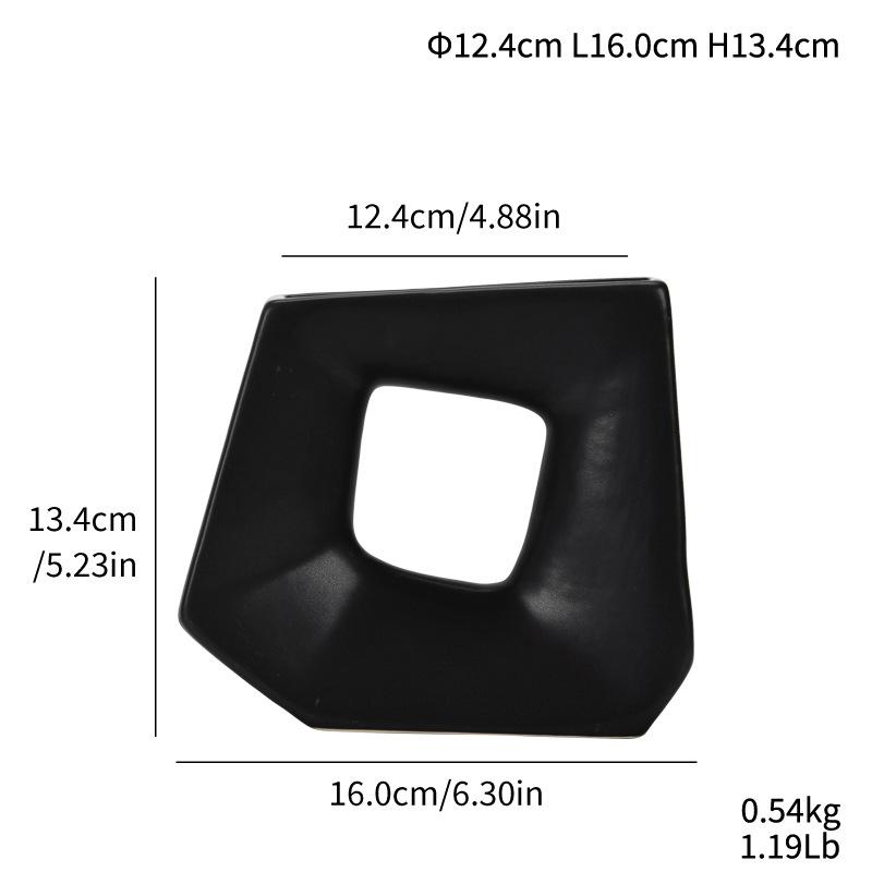 Kreative Matte Keramikvase Trendige Mode Nordischer Stil Heimdekoration Leichter Luxus Desktop Ornament