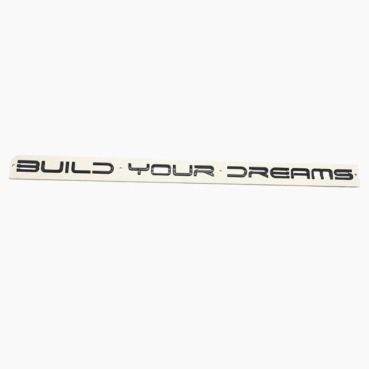 3D ABS For BYD Build Your Dreams Car Trunk Logo Badge Emblem Decals Sticker Dolphin Seal Han Tang EV Song Yuan Plus Atto 3 Qin