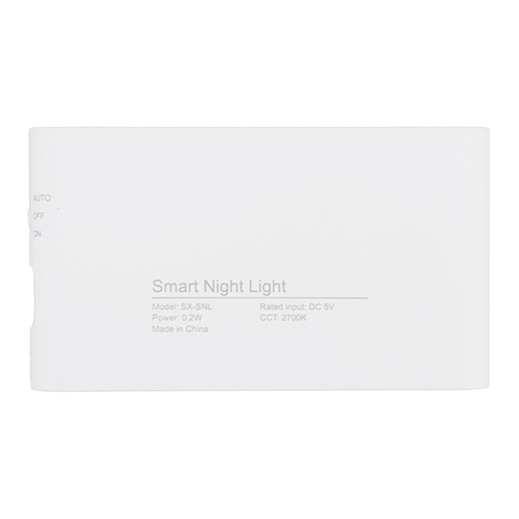 Motion Sensor Night Light 0.2W 2700K Warm White Type C Rechargeable Magnetic Suction Induction LED