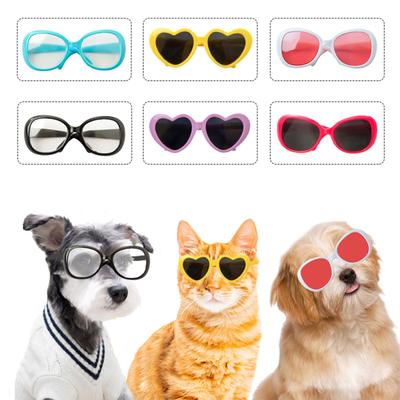 Kedi Gözlük için güneş gözlüğü Güzel Pet Küçük Köpek Gözlük ev hayvanı ürünü Yavru Tavşan Kedi Güneş Gözlüğü Evcil Hayvan Fotoğrafçılığı için