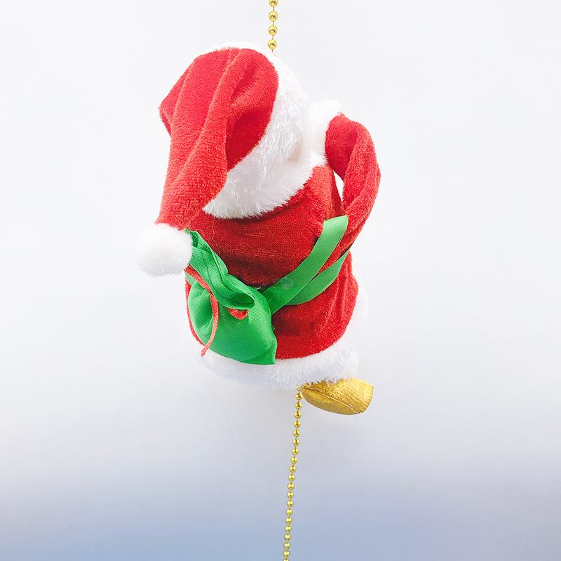 Santa Claus Electric Climbing Stairs Christmas Window Decorations Christmas Toys
