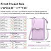 KUKOO Small Crossbody Bag with Cell Phone Wallet and Credit Card Slots for Women, A - Purple, Upgraded Zipper, One Size