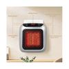 Chauffage Portable, 800W Ceramic Plug In Heater, Space Electric Fan Heater with Remote Control, 12H Timer, LED Display, 2 Heat Setting