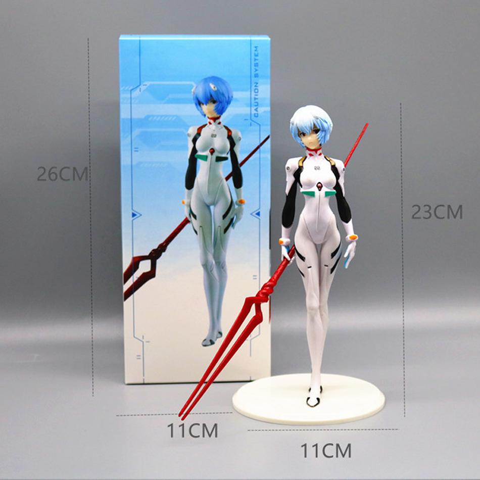 1-5pcs 22CM Anime NEON GENESIS EVANGELION EVA Ayanami Rei kawaii figure PVC model toys doll collect ornaments gifts