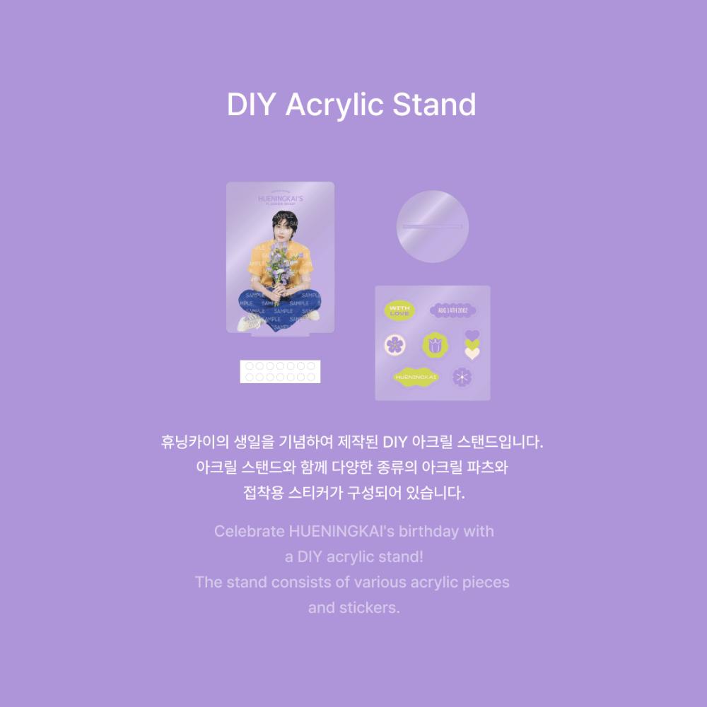 DIY akrylová sada Květinářství TXT HUENINGKAI