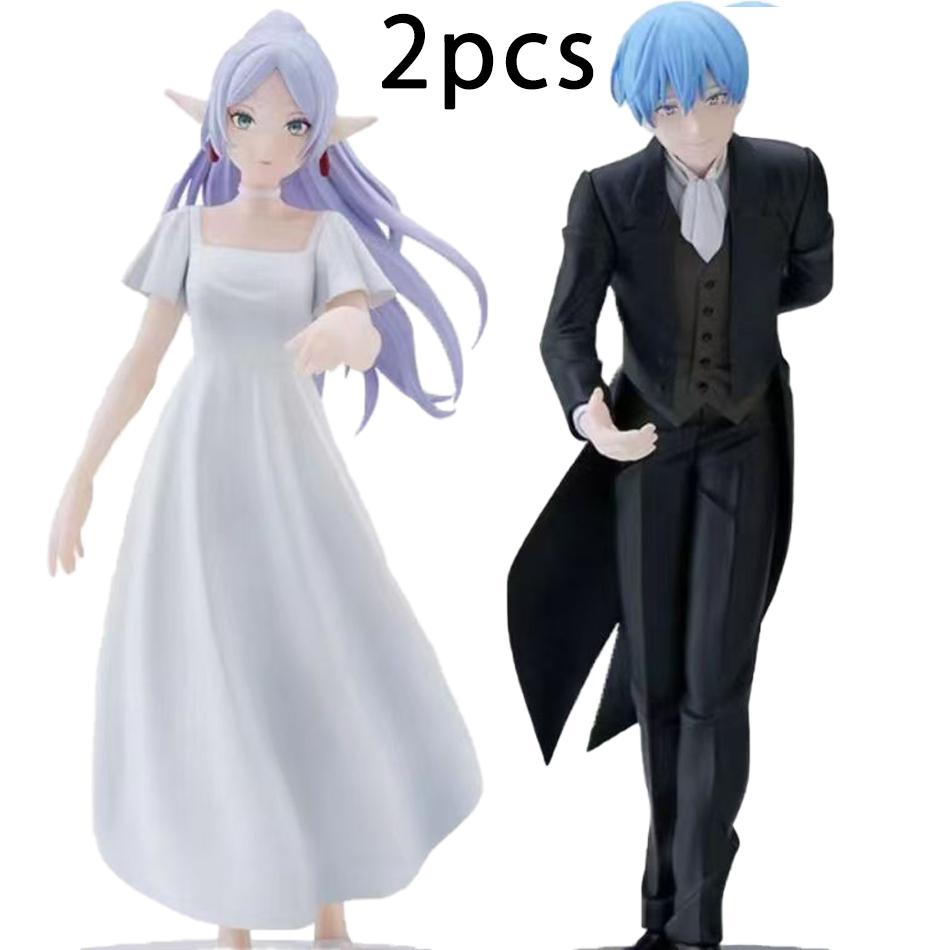 New   frieren beyond the end of the journey anime figure frieren reading action collectible pvc models  statue  gifts