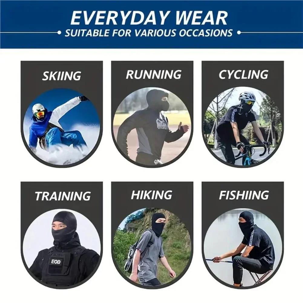1Pcs Autumn 360° Lightweight Comfortable Hood Sun Protection Shroud Mask for Outdoor Activities Fishing Surfing Cycling Hiking