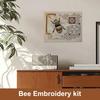 Embroidery Kits For Adults Embroidered Accessories Bee Pattern Embroidery Needle Kit For Sewing Professional Craft Lover Grandma