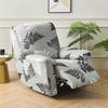 Geometry Printed Flower Stretch Lazy Boy Sofa Cover Recliner Cover Chair Covers For Leather Living Room Recliner Chair Slipcover