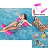 Ergonomic Inflatable Floating Water Hammock With Hand Pump For Easy Inflation