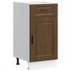 Vidaxl Kitchen Base Cabinet, Porto, Brown Oak