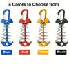 Fishbone Shape Tent Stakes Pegs With D Shaped Buckle Windproof Tent Anchor Nails Outdoor Camping Tent Fixed Accessories For Deck