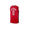 Nike NBA Swingman Houston Rockets Westbrook No. 0 Sleeveless Basketball Jersey Men Tops Red CW3666-657