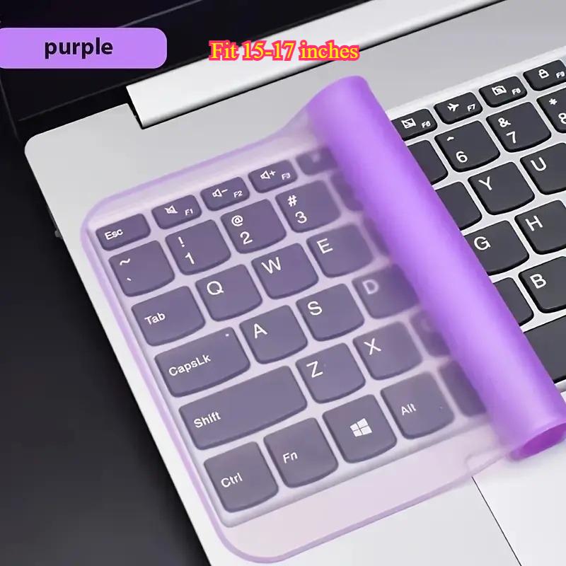 Ultra-Thin Silicone Keyboard Protector for Laptops - Transparent, Durable & Flexible Protective Film with Ergonomic Design, Scratch-Resistant