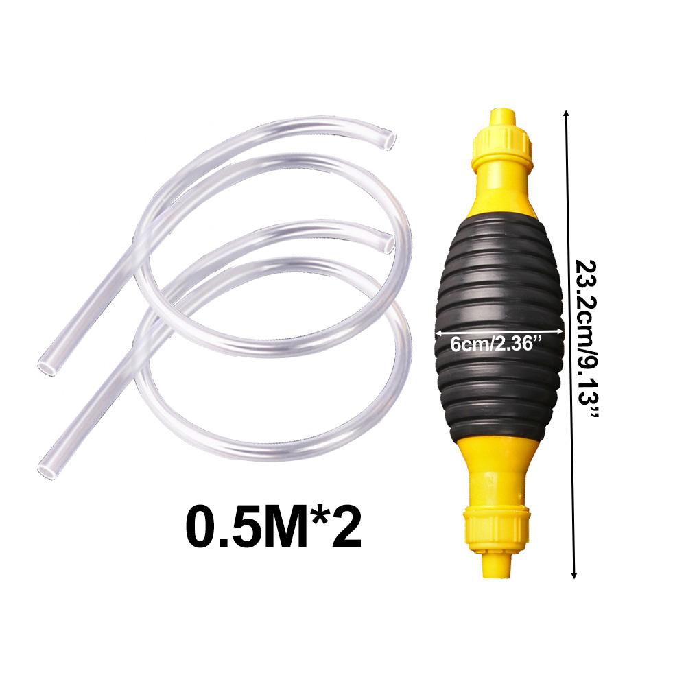 Hand Fuel Pump Car Fuel Tank Sucker Oil Transfer Fuel Pump Petrol Diesel Liquid Manual Pump Syphon Fuel Saver for Gas Gasoline