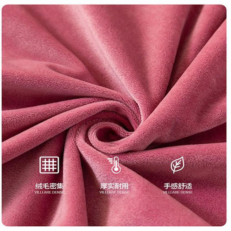 Warm Plush Fitted Sheet Elastic Mattress Cover Velvet Bed Cover Full Set Winter Soft Family Double Bed Bedding 120/150/180x200cm