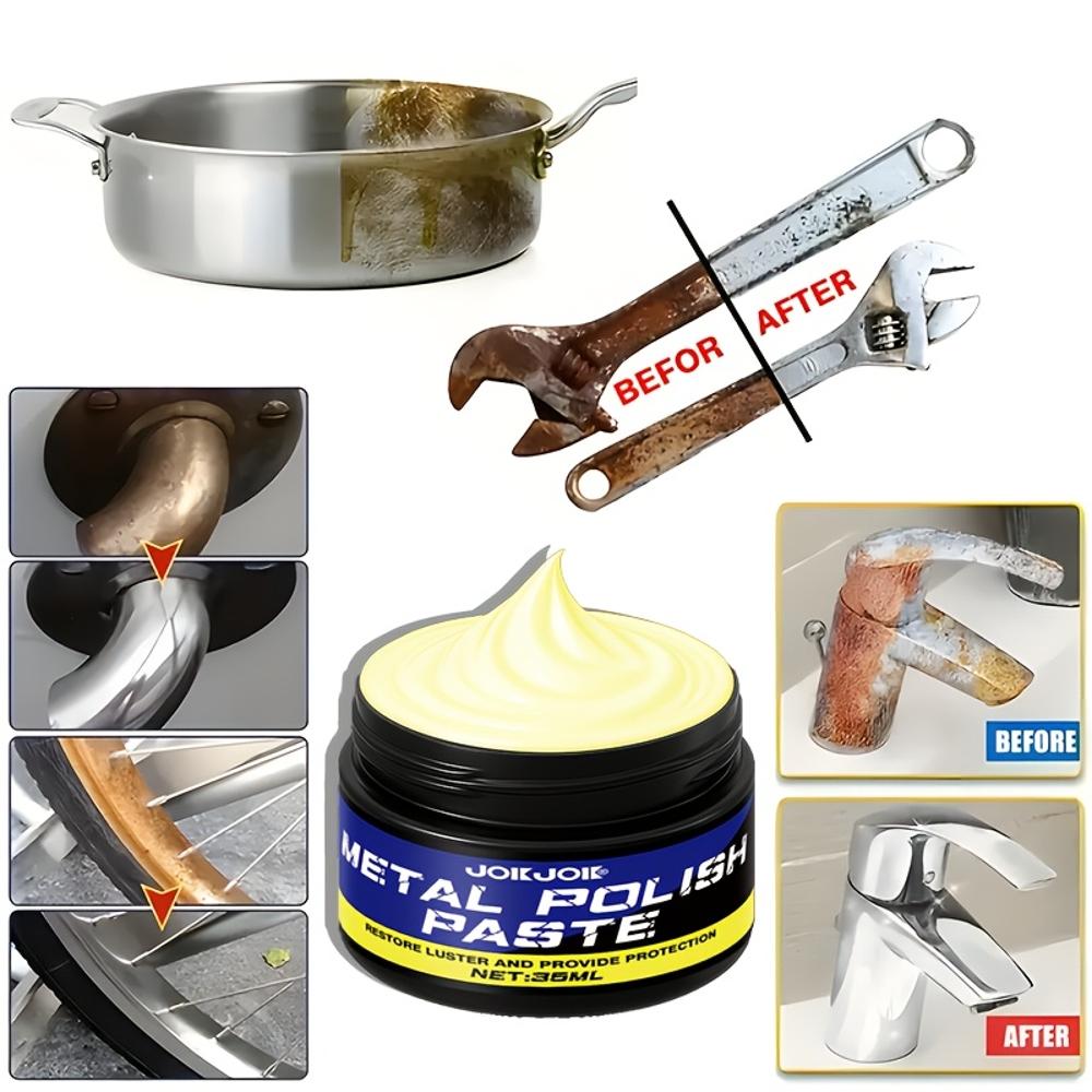 New Arrival Multi-Purpose Metal Polish Kit One paste for all your metal restoration needs! Works on stainless steel cookware, au