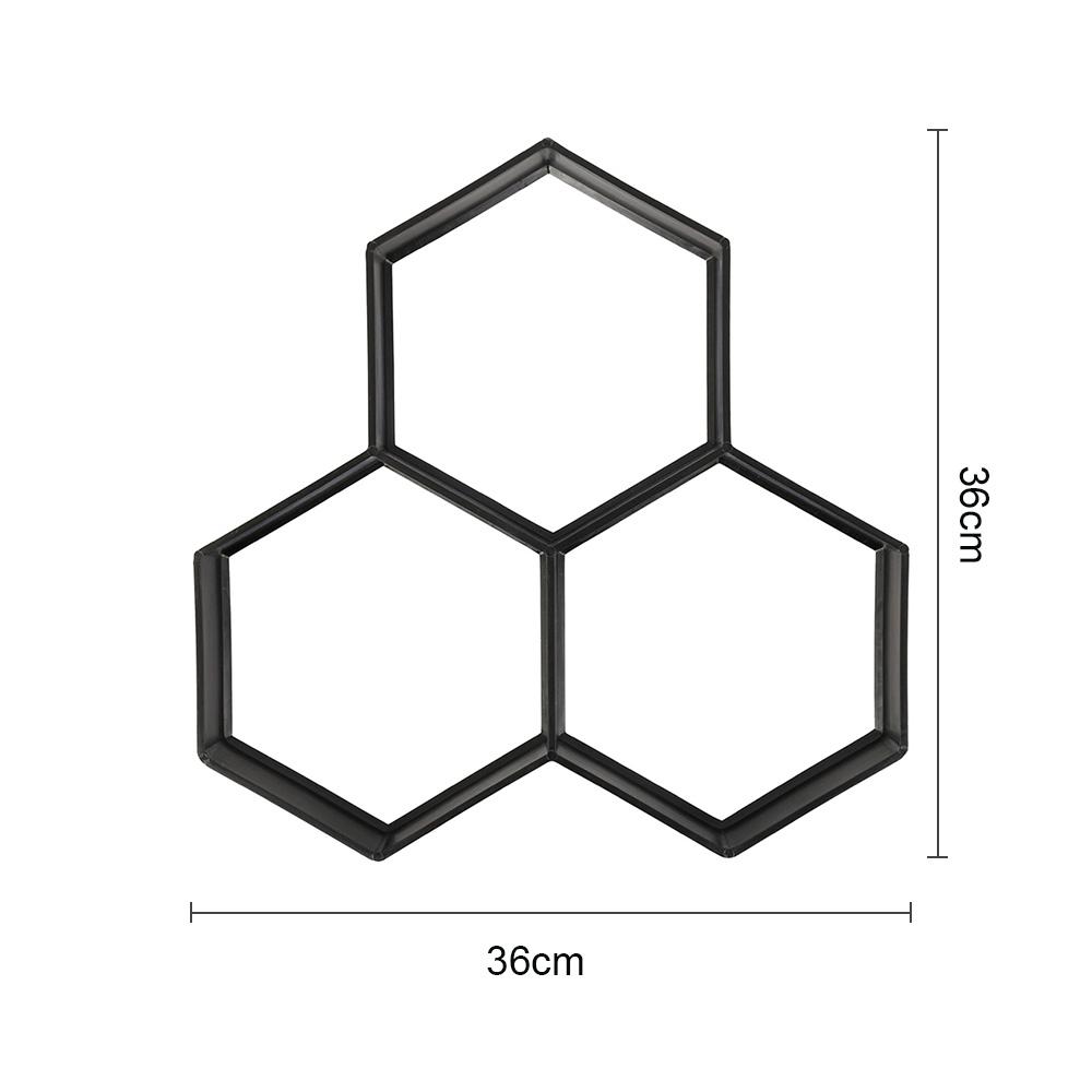Garden Path Maker Mold DIY Garden Mold Manually Paving Cement Brick Stone Road Concrete Mould Reusable Paving Sidewalk Mold Tool