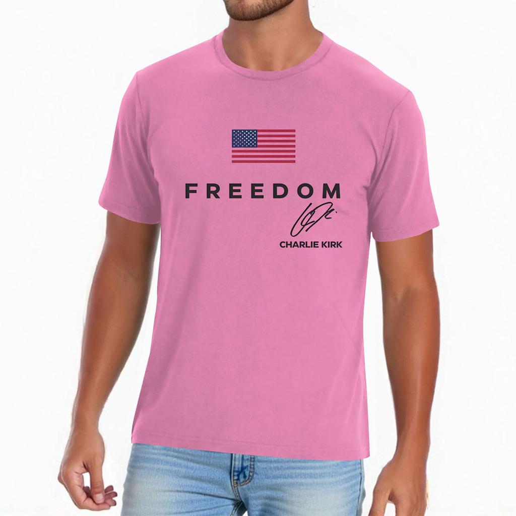 Men's Casual Daily Printed Top Round Neck T-shirt