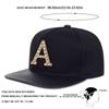 Metal Strip Drill A PU Leather Brim Hip Hop Hat Men and Women Flat Top Baseball Cap Outdoor Sunscreen Casual Caps Trucker Hats