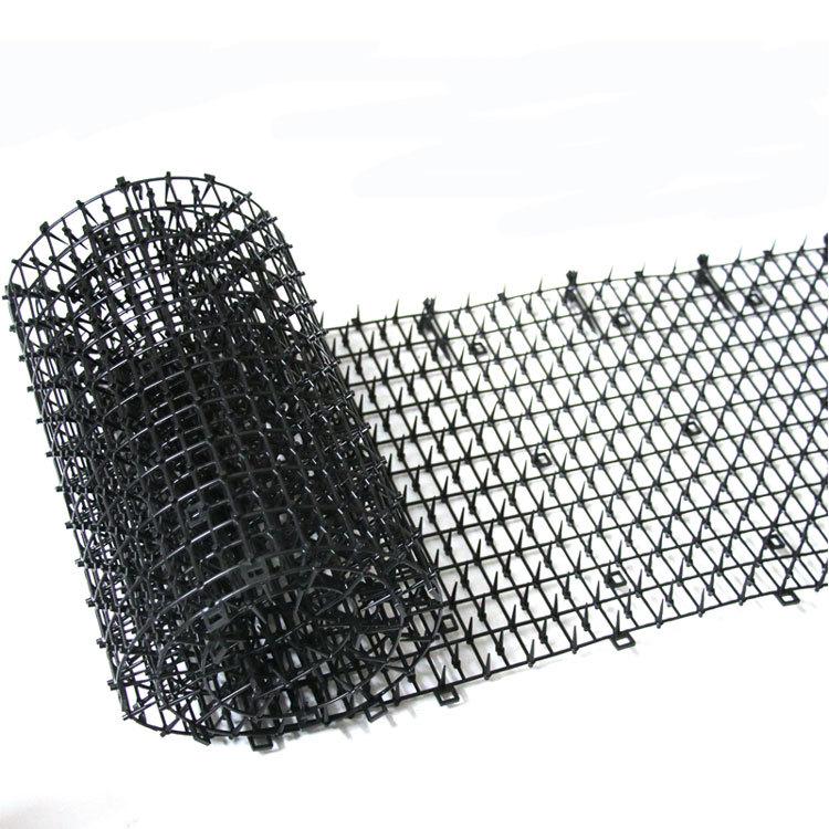 Outdoor Anti-Cat Net with Spikes - Floral Design Balcony Roof Plastic Barrier
