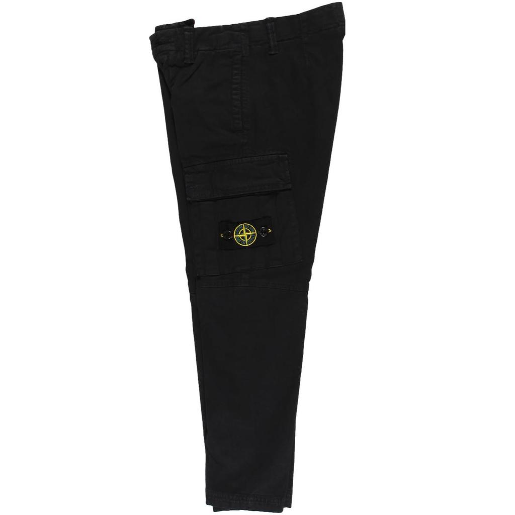 Stone Island Solid Logo Straight Leg Casual Jeans Kids jeans 791630215-V0129