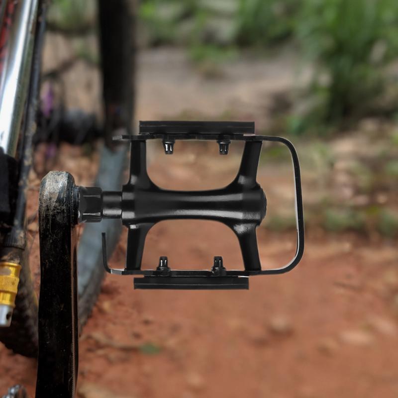 Flat Pedals 2 Pack Road Bike Pedals Non-Slip 9/16 Inch Foot Pegs BMX Cleats Cycling Accessories For Mountain Road Touring Bikes