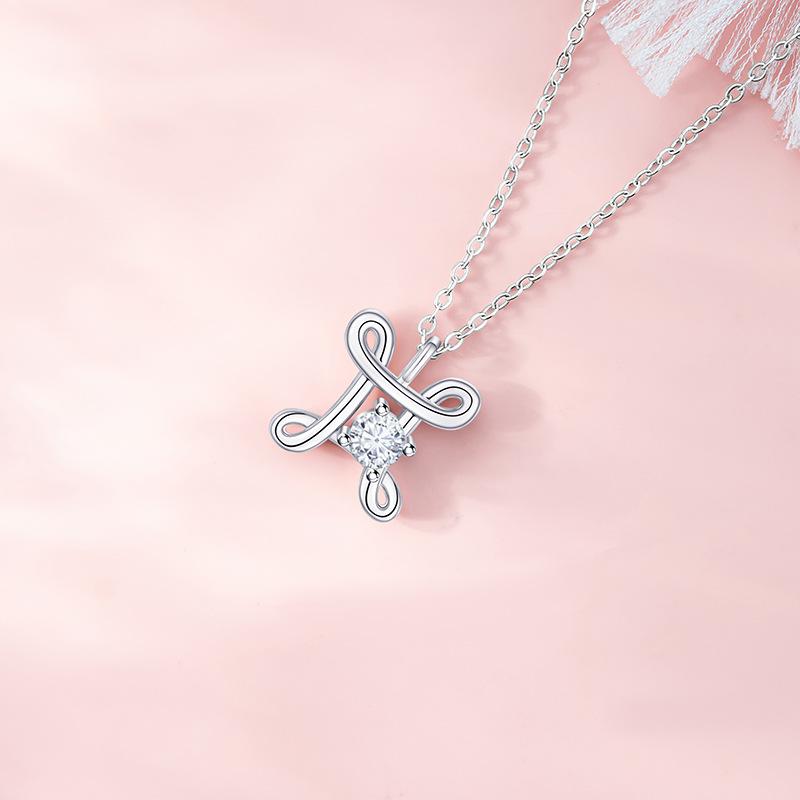 Original Design Twelve Constellation Series Gemini Necklace Women's Light Luxury Niche Design Sense Stainless Steel Clavicle Chain