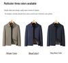 Men's Autumn & Winter Thickened Cotton Jacket for Middle-Aged & Elderly - Lapel Casual Dad Coat