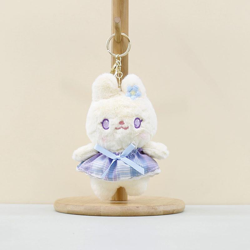 Bunny Lovable Plush Keychain Adorable Rabbit Bag Decoration Soft Pp Cotton Design