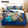 3D Print Cartoon Dog Man Bedding Set Boys Girls Twin Queen Size Duvet Cover Pillowcase Bed Boys Adult Fashion Home Textileextile
