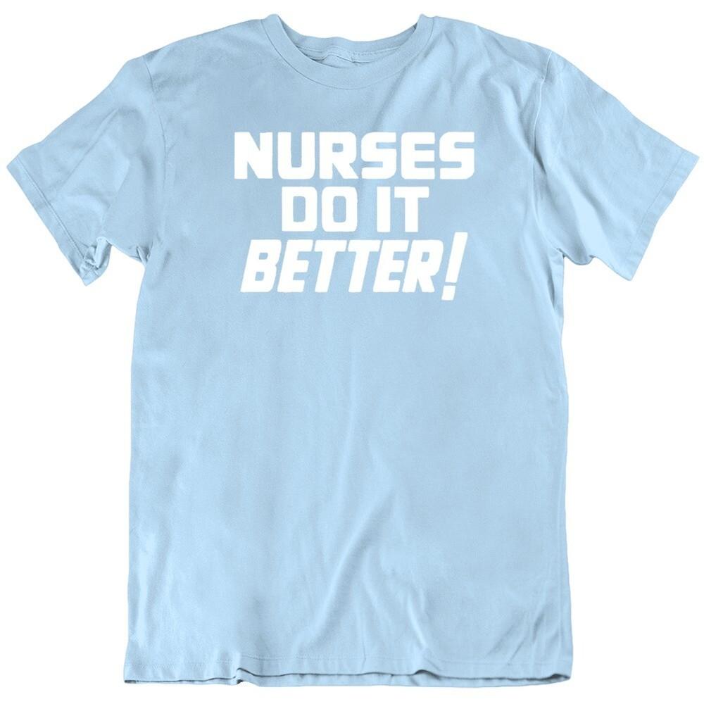 Медсестры Делают Это Лучше Как Носит Роберт Плант Джимми Пейдж Футболка для Фанатов Унисекс Футболка XXL