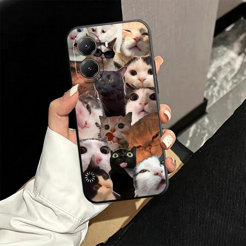 

Crying Cats Combine Memes Soft Phone Case for Xiaomi Poco X5 X6 X7 X8 Pro Max X3 F7 F8 Ultra M8 M7 M6 M5 Redmi 15 15C 14C 13C 12 Xiaomi Poco X7 Pro