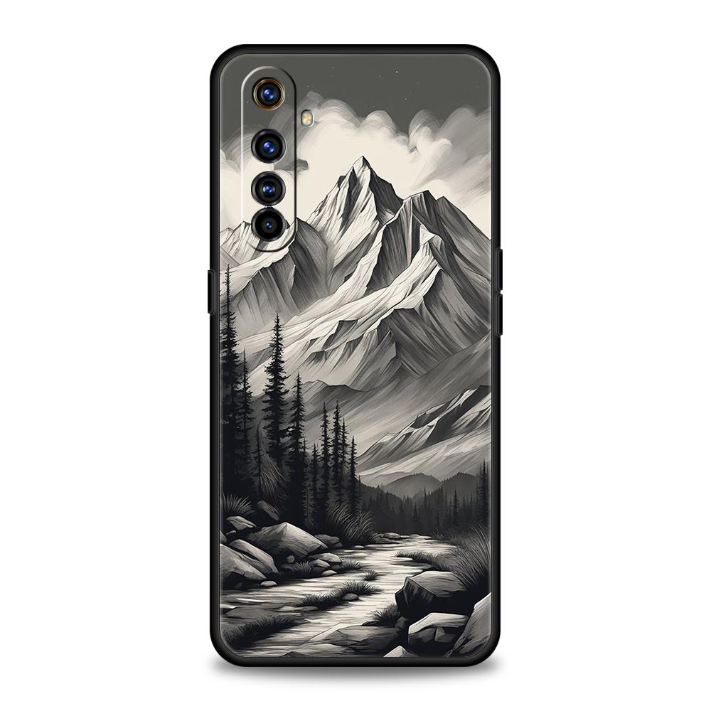 Mountain Forest Phone Case For Oppo A3S A15 A17 A31 A95 Find X5 X6 Pro A54 A53 A52 Reno 6 7 8 SE Z Pro 5G Soft TPU Cover Capas
