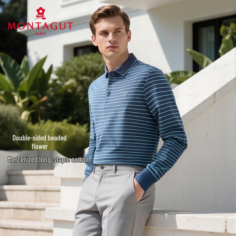 Montagut Men's Long-Sleeve Polo Shirt