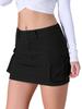 [Allegra K] Women's Cargo Mini Denim Skirt